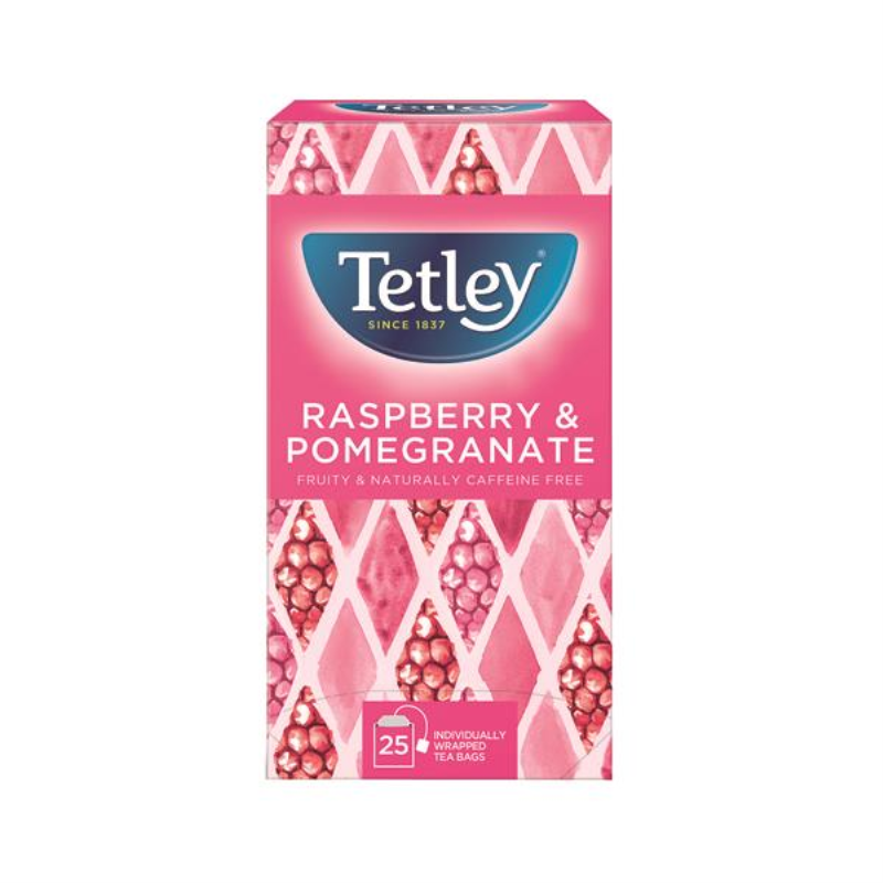 Tetley Raspberry and Pomegranate Tea Bags (Pack of 25) 1580A