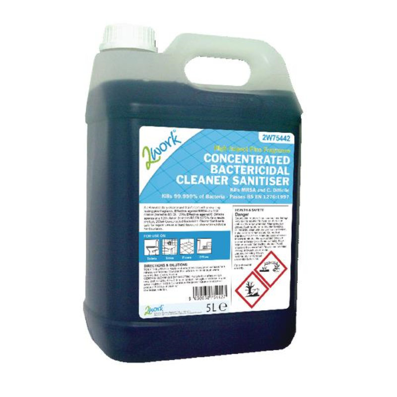 2Work Concentrated Bactericidal Cleaner Sanitiser 5 Litre 2W75442