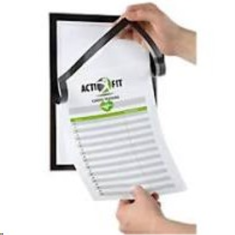 Durable Infoframe Duraframe Note Self Adhesive A4 Black 499301