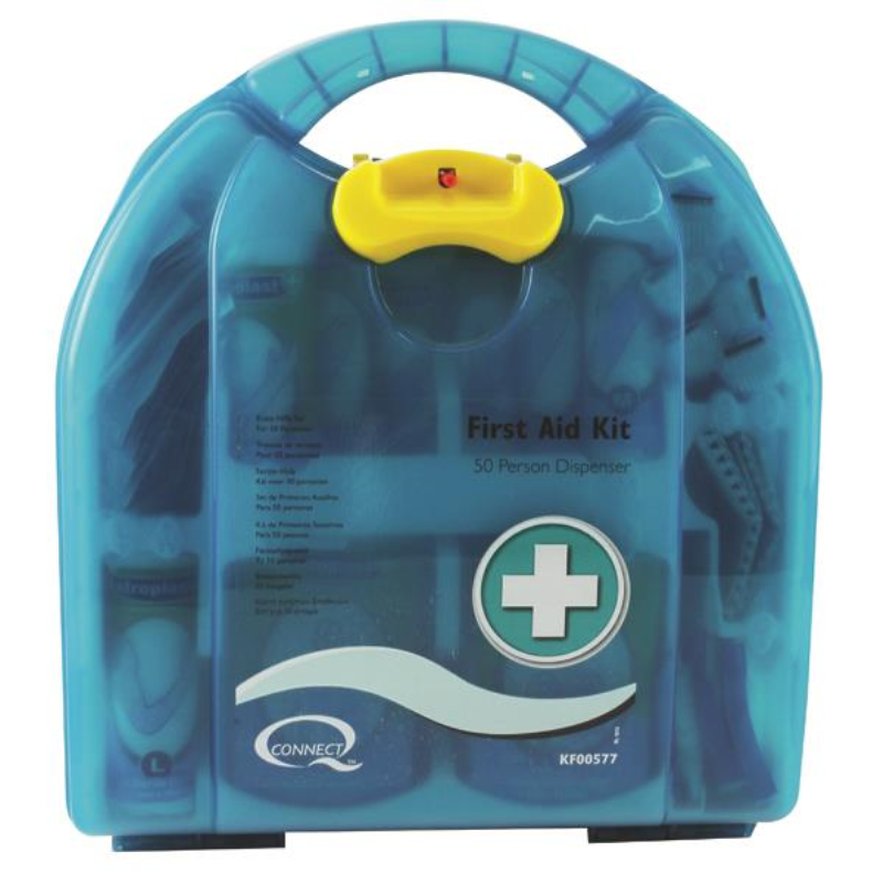 Q-Connect 50 Person Wall-Mountable First Aid Kit 1002453