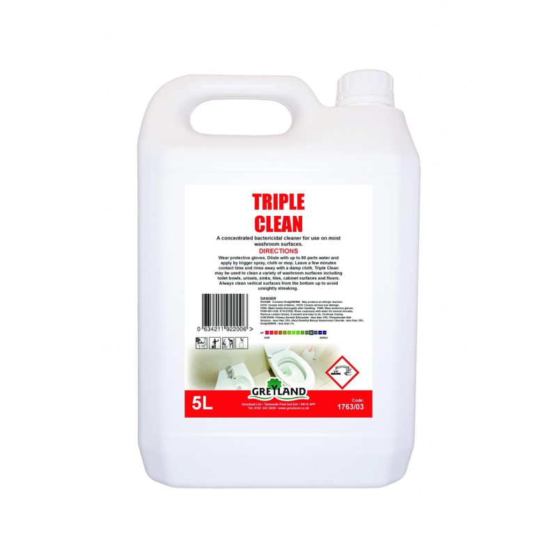 Triple Clean Washroom Disinfectant Cleaner 5 Litre