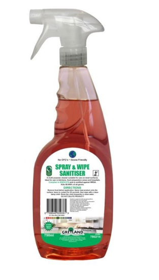 Spray & Wipe Foaming Multi-Purpose Cleaner Sanitiser Spray 750ML