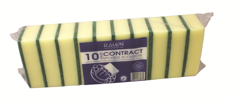 Ramon Contract Sponge Scourers 1 x 10 13x7.5