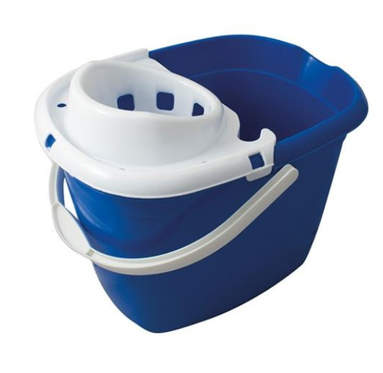 Standard 15L Mop Bucket & Wringer Blue
