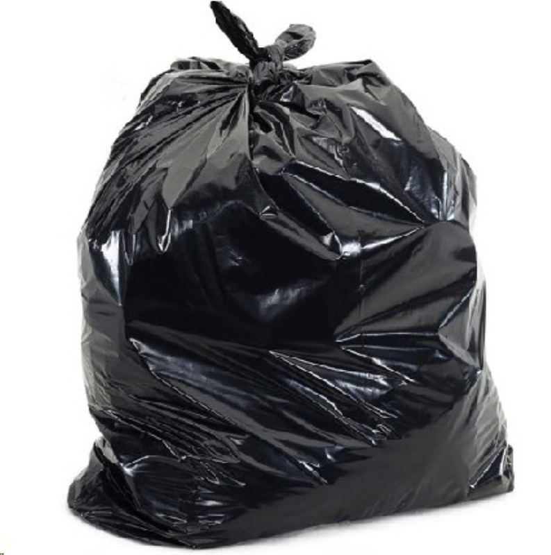 90L10kg Medium Weight Black Refuse Sack 1x200 (457x737x965mm)