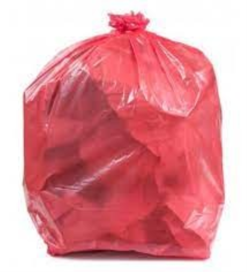 90L 12kg CHSA Red Refuse Sack (457) x 737 x 965mm 200pcs