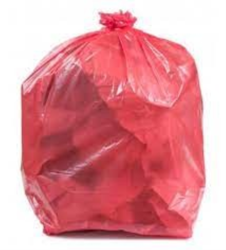 90L 12kg CHSA Red Refuse Sack (457) x 737 x 965mm 200pcs