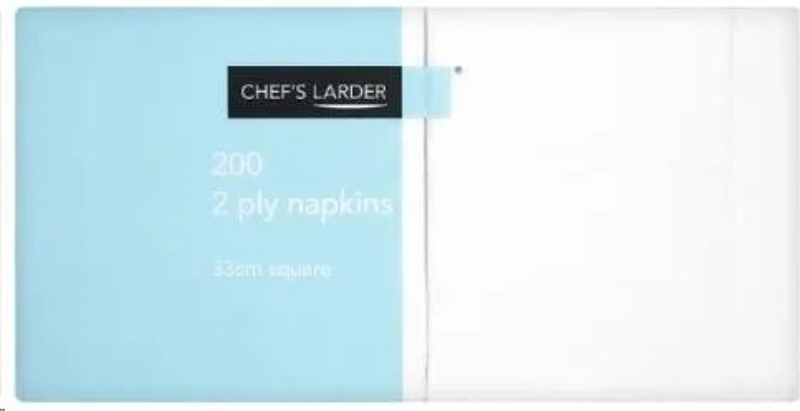 2 Ply Napkins 10 x 200