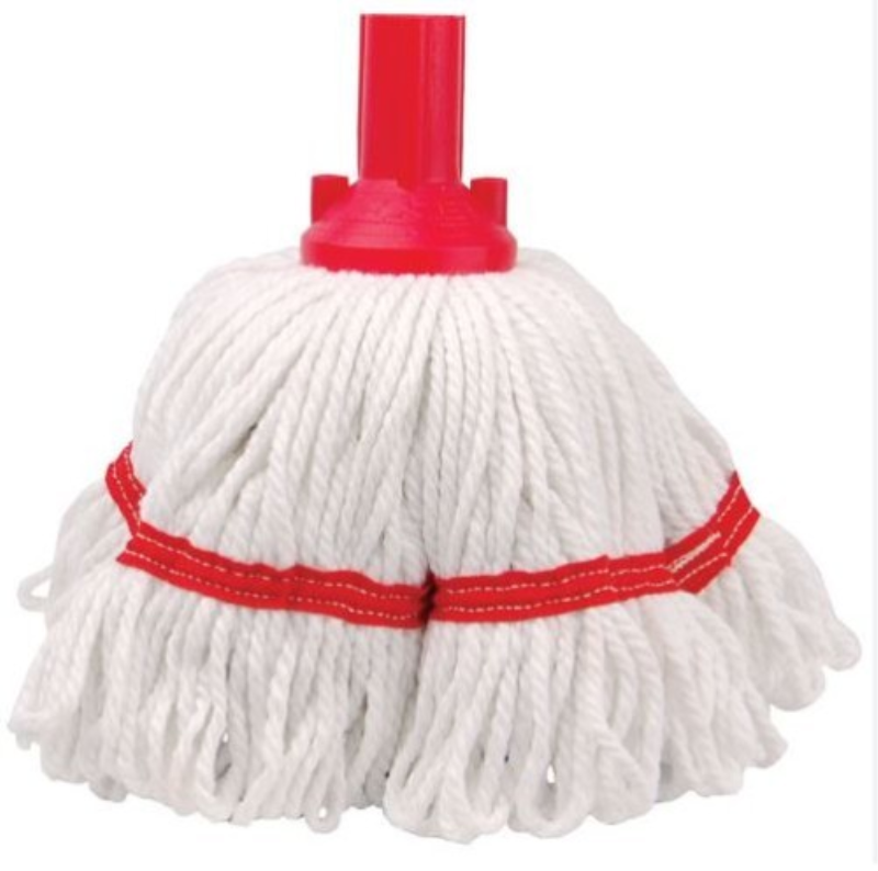 Red Hygiene Mop Head c/w Universal Socket 250g