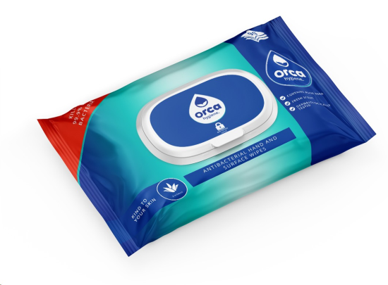 Antibacterial Hand & Surface Alcohol Free Wipes - Pack 90