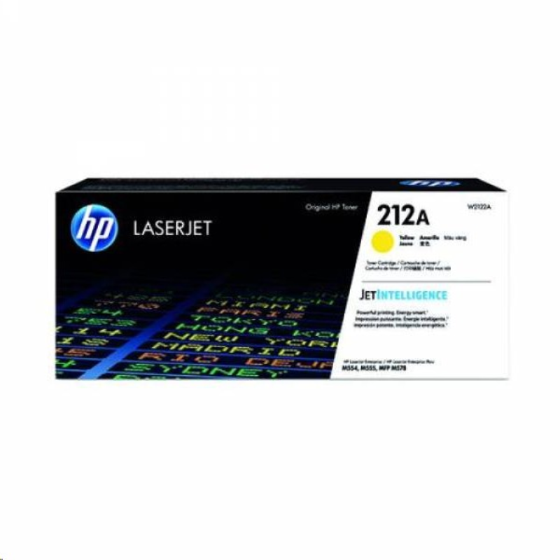 HP 212A Original LaserJet Toner Cartridge Yellow W2122A