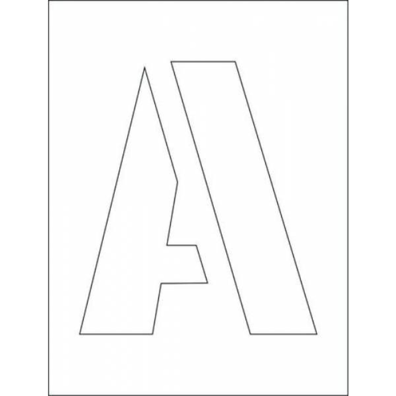 300mm Numbers Stencil Kit