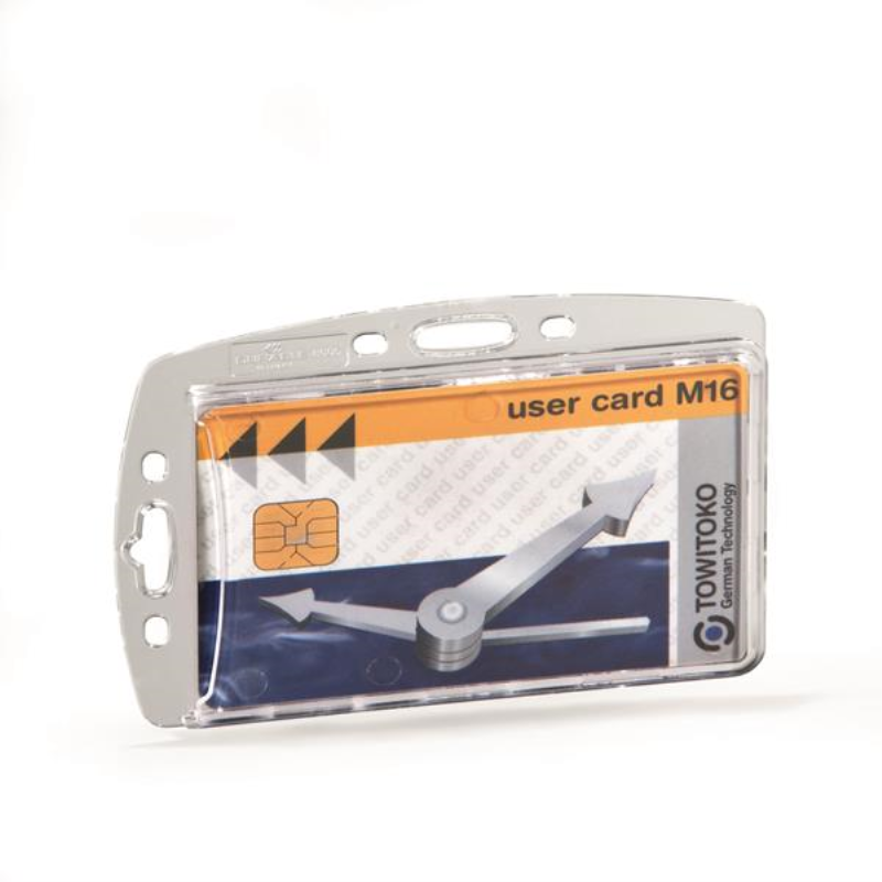 Durable Enclosed Proximity Card Holder no Clip 54x85mm Clear (Pack of 50) 999108012