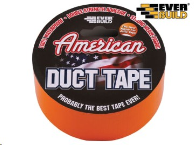 Everbuild Sika American Duct Tape 50mm x 25m Orange
