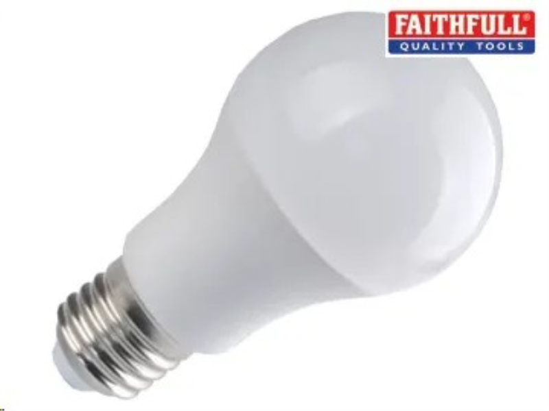 Faithfull Power Plus LED Light Bulb A60 110-240V 10W E27