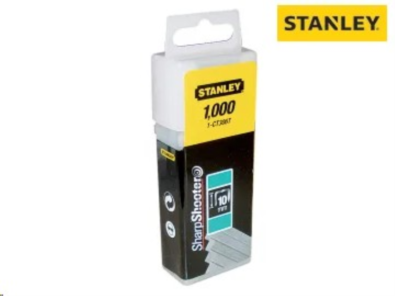 STANLEY® Flat Narrow Crown Staples 10mm CT306T (Pack 1000)