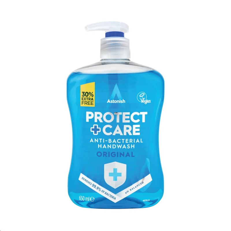 Astonish Clean Protect Antibac Handwash 600ml (Pack of 12) C4671