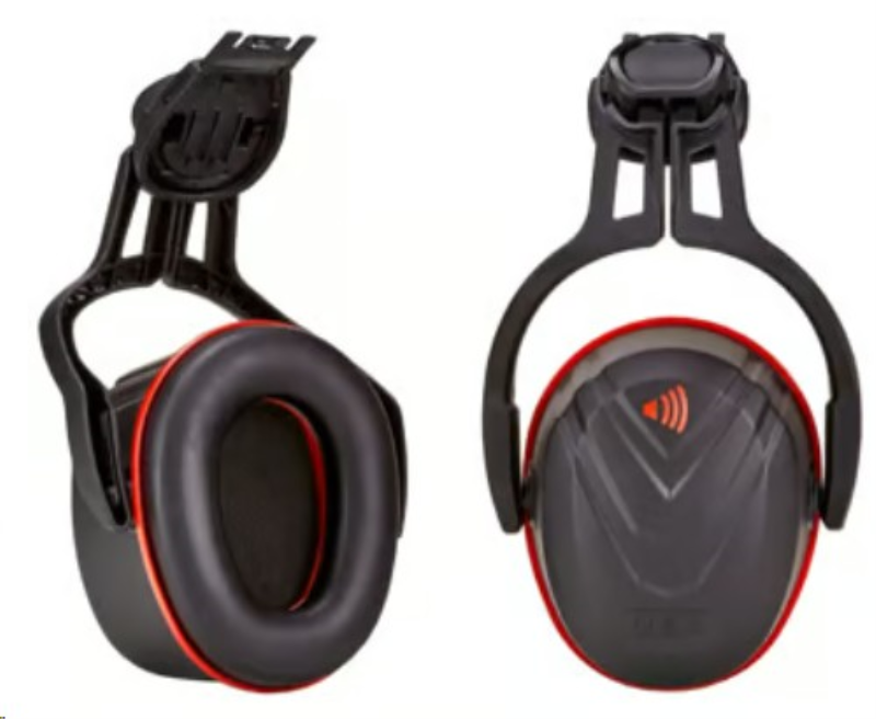 MSA V-Gard Helmet Mounted Ear Defender High Red MSA10190358