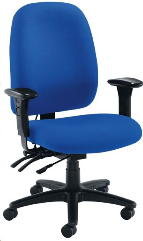 Avior Tapton Heavy Duty Chair 680x680x1000-1160mms Blue KF72249