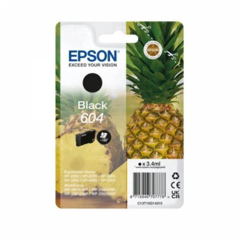 Epson 604 Pineapple Ink Cartridge Black C13T10G14010