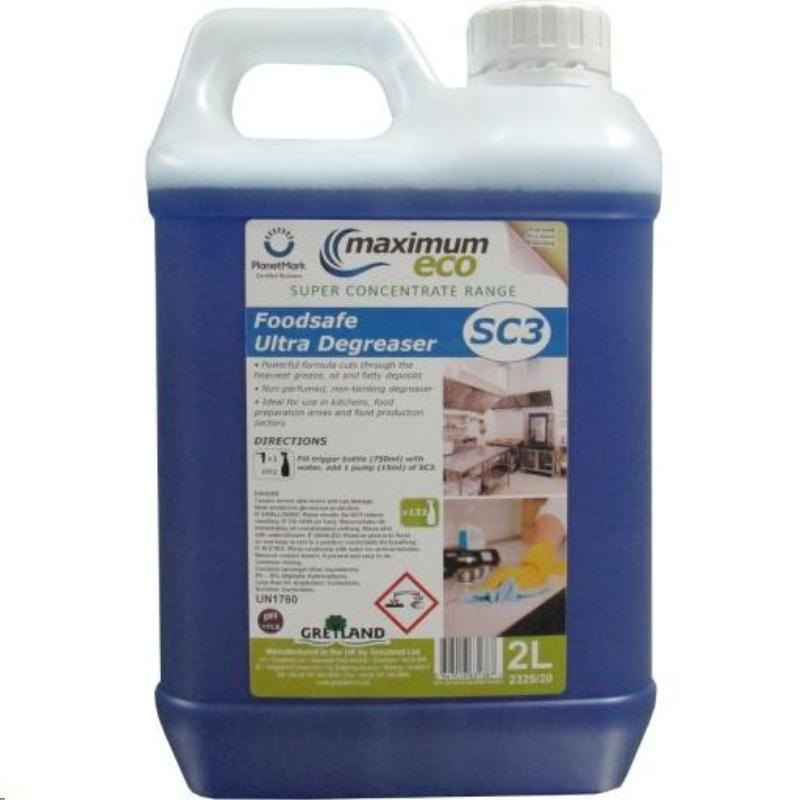 SC3 Super Concentrate Foodsafe Ultra Degreaser 2 Litre