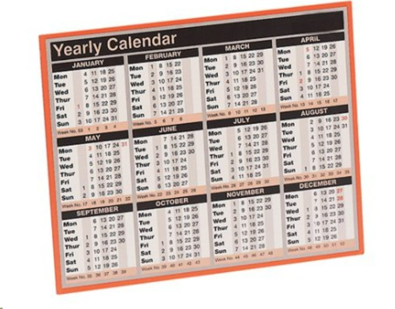 Year To View Calendar 2024 KFYC124