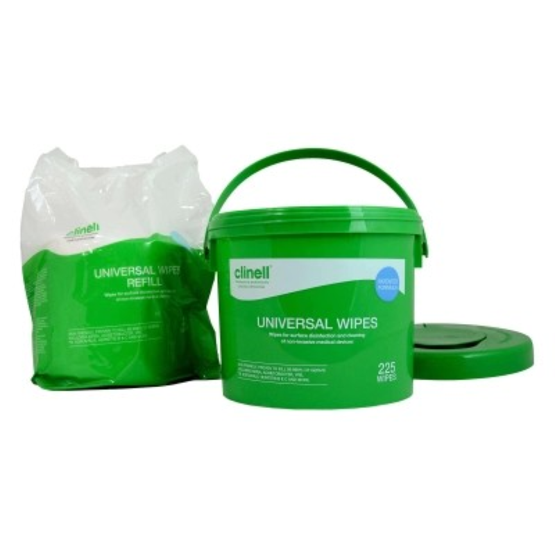 Clinell Universal Wipes Bucket 225 Refill