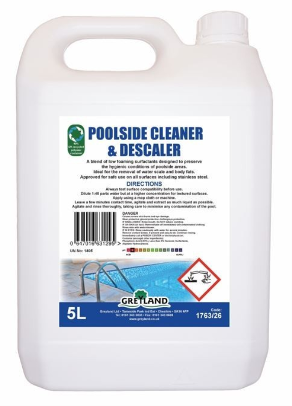 Poolside Cleaner & Descaler 5 Litre
