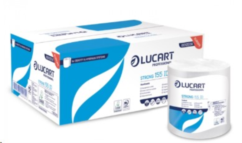 Lucart 2ply White Hand Towel Roll 6x556 sheets