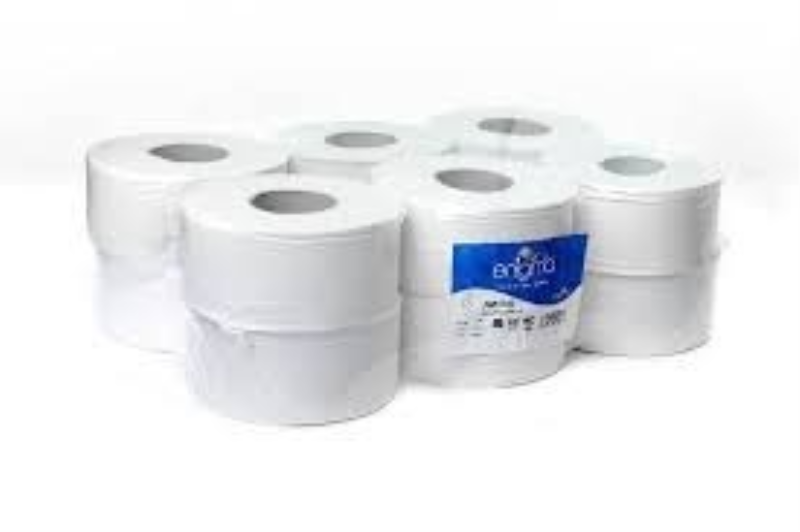 Mini Jumbo Recycled 2ply Toilet Rolls White 12x200metre Core 80mm