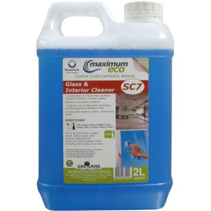 SC7 Super Concentrate Glass Cleaner 2Litre