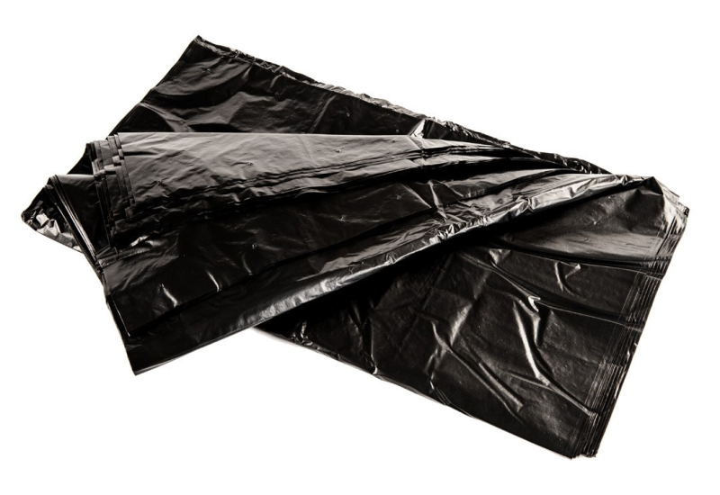 240L CHSA Heavy Duty Black Wheelie Bin/Compactor Liner 100pcs - (762)x1143x1372mm