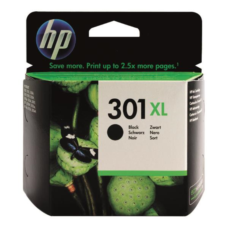 HP 301XL Original Ink Cartridge High Yield Black CH563EE