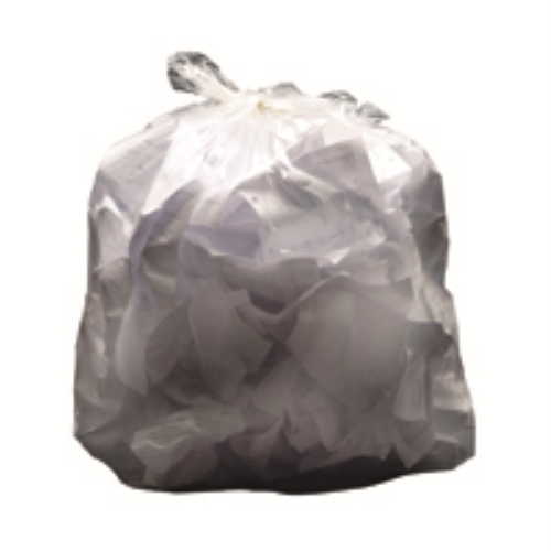 15kg Heavy Weight Clear  Refuse Sack (457)x737x965mm PK200