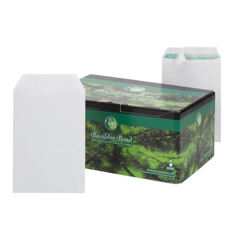 Basildon Bond C5 Pocket Envelope Plain White (Pack of 500) L80118