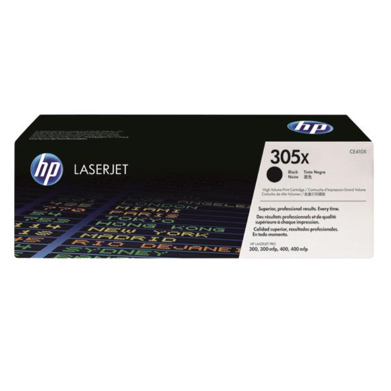 HP 305X Original LaserJet Toner Cartridge High Yield Black CE410X