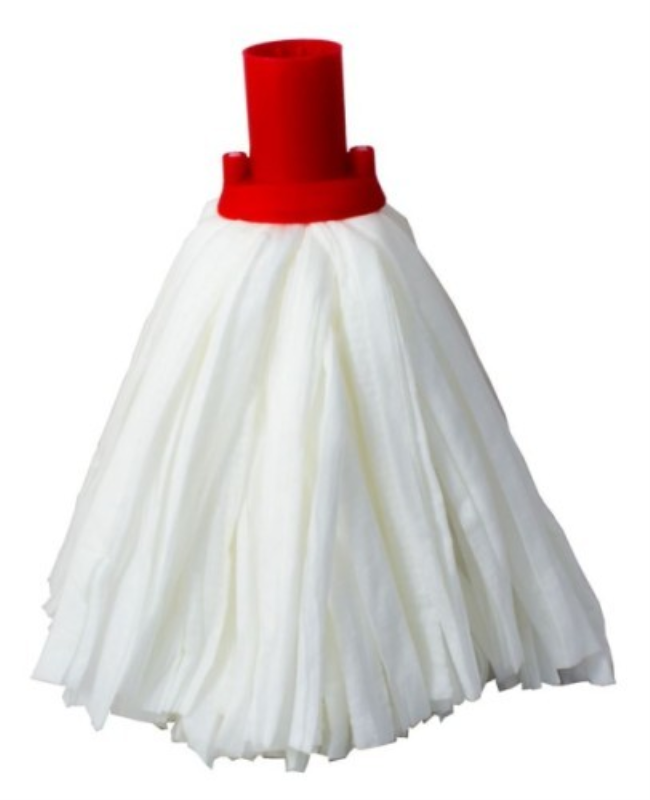 RHP Super White Mop 135GRM Red 10s