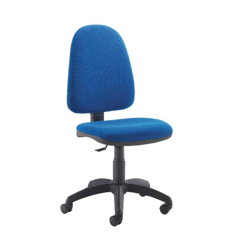 Jemini High Back Operator Chair 600x600x1000-1130mm Blue KF50174