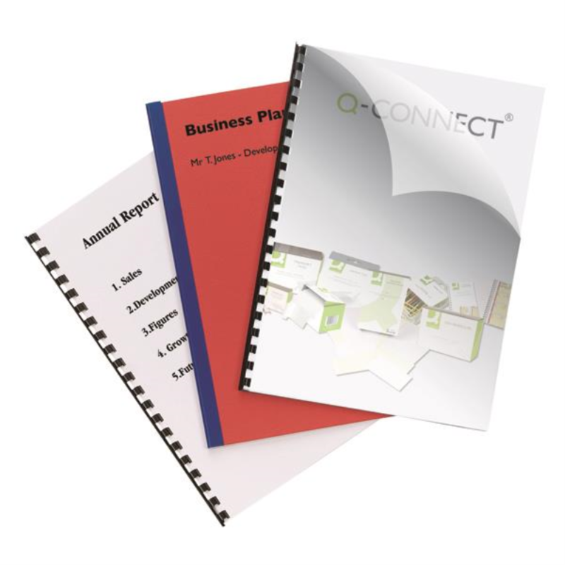 Q-Connect Clear A4 PVC Binding Covers 150 Micron (Pack of 250) KF24010